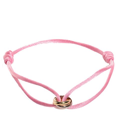 cartier trinity 18ct pink yellow and white gold bracelet|trinity bracelet cartier price.